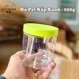 hủ pét 100gr-200gr-250gr-500gr (nắp xanh-loại 1)