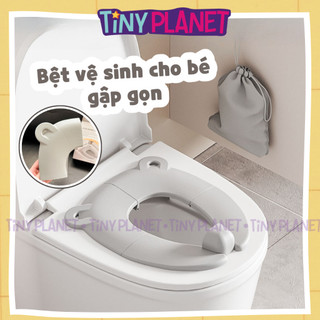  Bệ thu nhỏ bồn cầu bệt ngồi toilet cho bé có thể gập gọn mang đi du lịch Tiny Planet BS-8818 