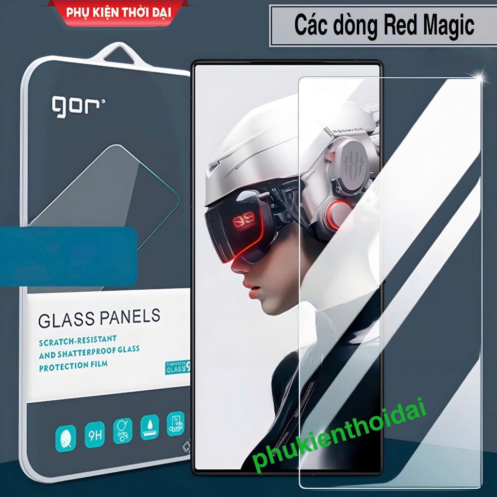 Cường lực Gor Red Magic 10 Pro / 11 Pro / 10 Pro+ / 10s Pro / Magic 6R / 8 Pro / 9 Pro / 8s Pro tron
