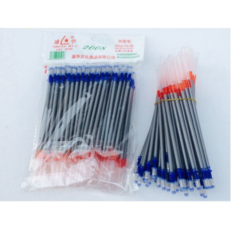 Ruột bút nhũ bạc, ruột bút đỏ không bay màu - Ngành may ( gói 100 cái ruột)