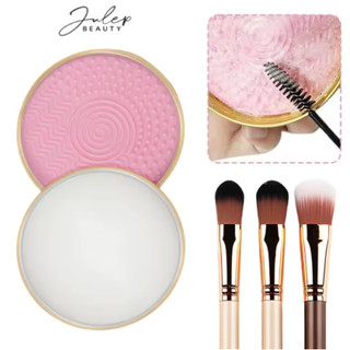 Hộp Xà Phòng Vệ Sinh Cọ, Mút Trang Điểm 2 Trong 1 - Vệ Sinh Cọ Trang Điểm - JULEP BEAUTY