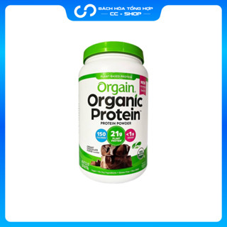 [ Hàng Mỹ ] Bột protein hữu cơ Orgain Organic Protein & Superfood sữa hữu cơ thực vật 1.2kg