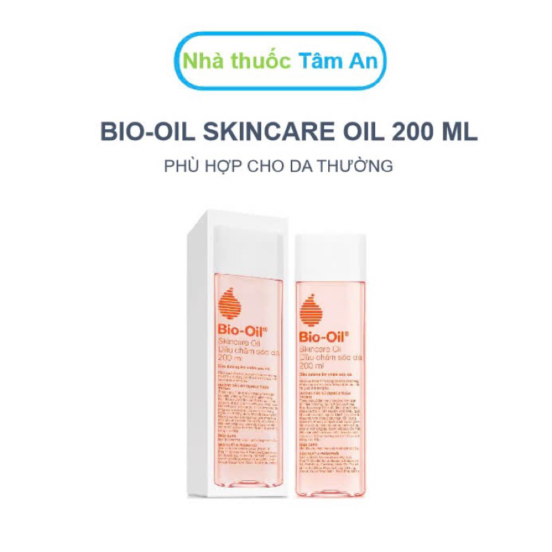 DẦU BIO OIL HỖ TRỢ GIẢM RẠN DA, MỜ SẸO HIỆU QUẢ - CHAI 200ML - nhathuoctaman247