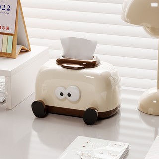 Hộp Đựng Khăn Giấy Dễ Thương NASTORE, Trắng Xịn Mịn, Cute Dễ Thương