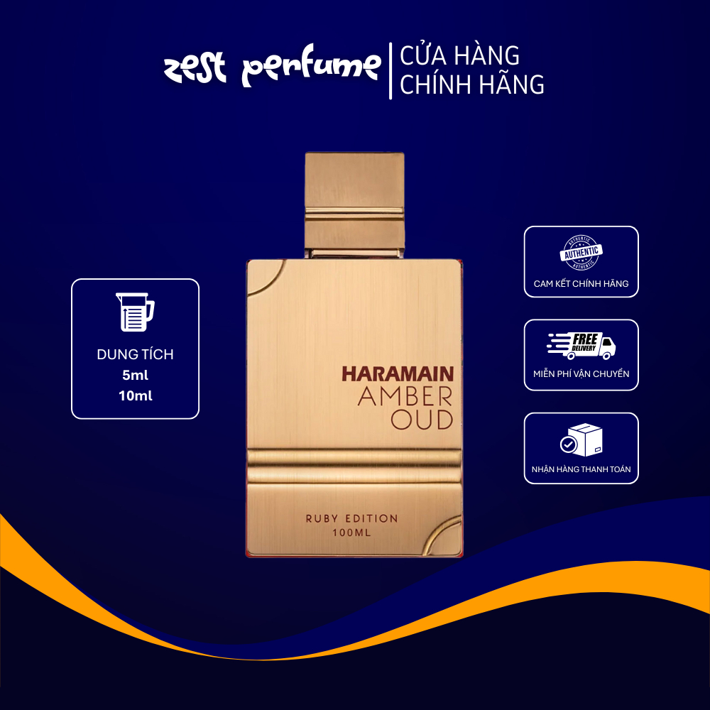 [Mẫu thử][10ml] Al Haramain Amber Oud Ruby Edition