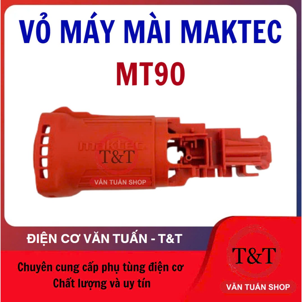 Vỏ nhựa máy mài MT90, vỏ nhựa đỏ cho máy mài mã MT 90