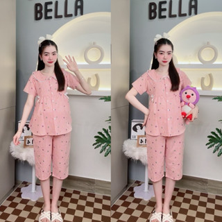 [ BỘ LỮNG ] ( 40 - 95kg ) Bộ Quần Áo Lững Bầu Mặc Nhà Và Sau Sinh Karo Kéo Khoá Cho Bé Ti  Chất Mềm Mát