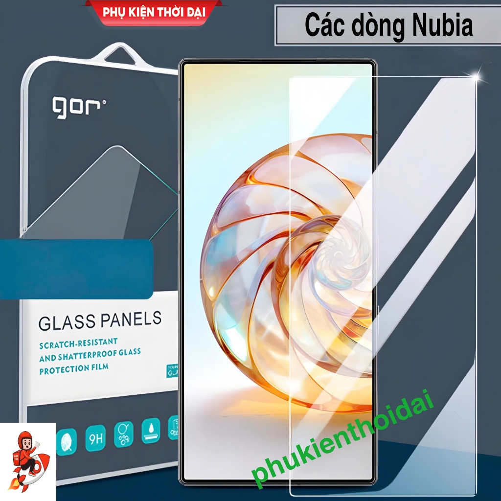 Cường lực Gor Nubia Z80 Ultra / Z50s Pro / Z60s Pro / Neo 2 / Z60 Ultra / Z70 Ultra trong suốt trơn 