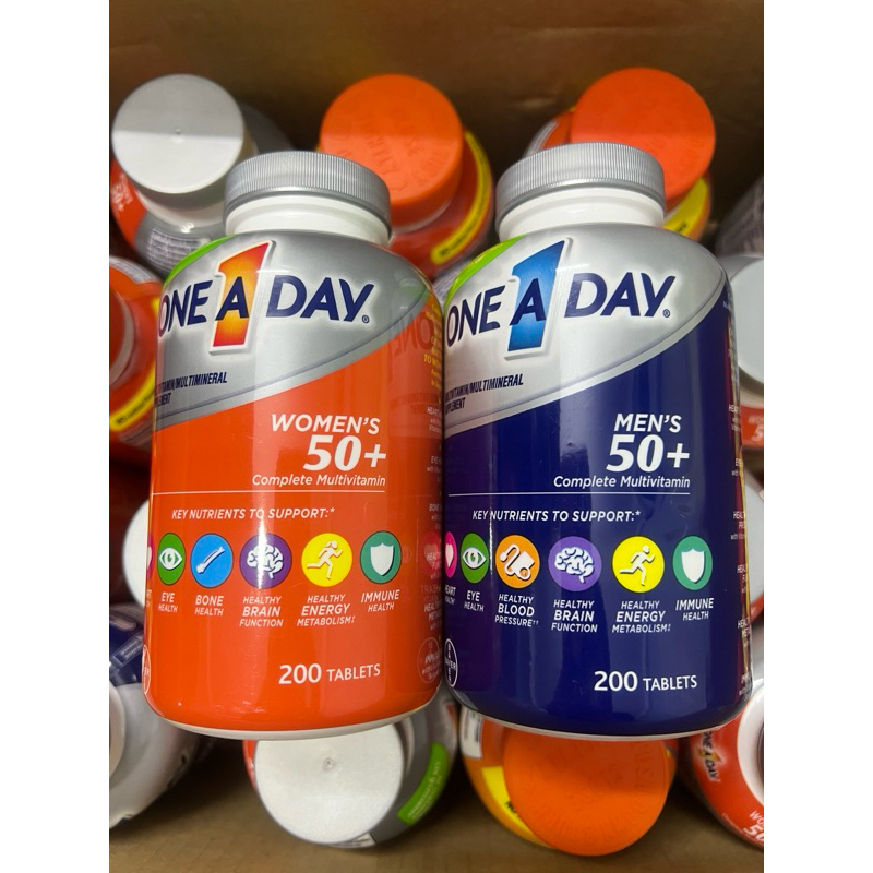 [Hàng sales Date 2026] Viên uống One a day Men's , Women's 50+ Multivitamin 200 viên của Mỹ 🇺🇸