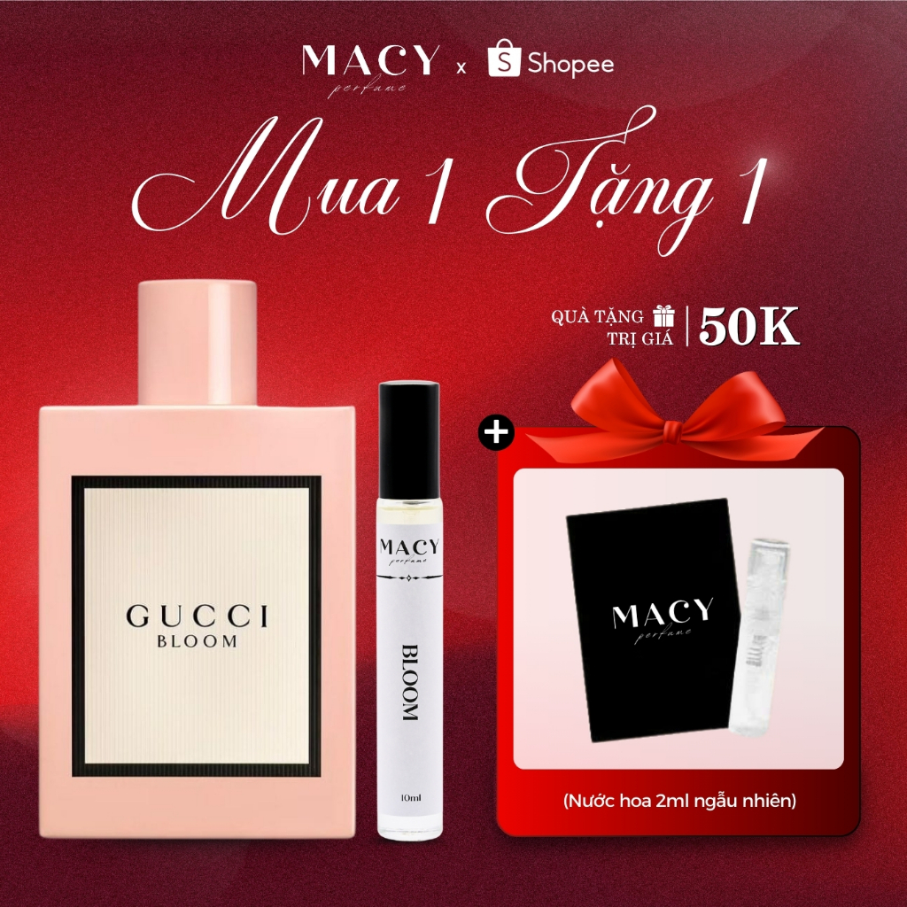 Nước hoa Nữ Gucci Bloom EDP Hương Hoa Nhài Siêu Ngọt Ngào, Nồng Nàn Gợi Cảm