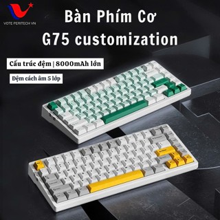 BÀN PHÍM CƠ KHÔNG DÂY Mchose G75/75Pro - 3 Model | Leg RGC | Full Foam | Gasket Mount | Mạch Xuôi