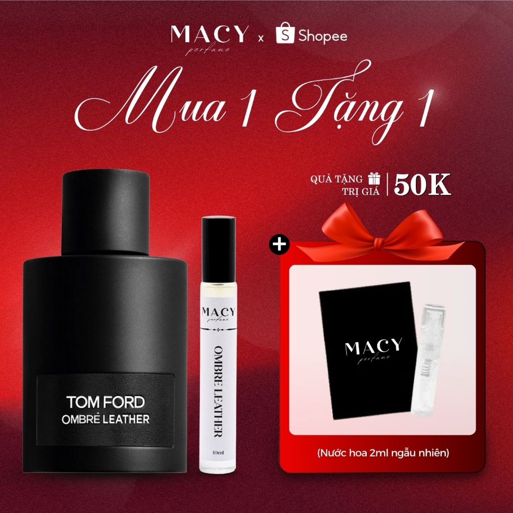Nước hoa Nam Tom Ford Ombré Leather Hương Da Thuộc Nam Tính, Lịch Lãm