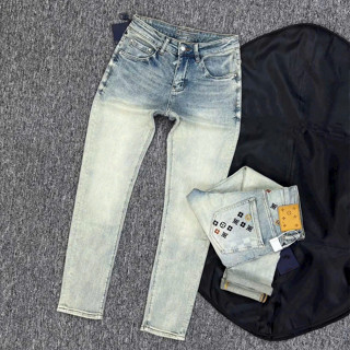 Quần jean nam boy phố VÁ DA thêu logo form đẹp chất vải dày dặn mẫu mới nhất Hót Trend