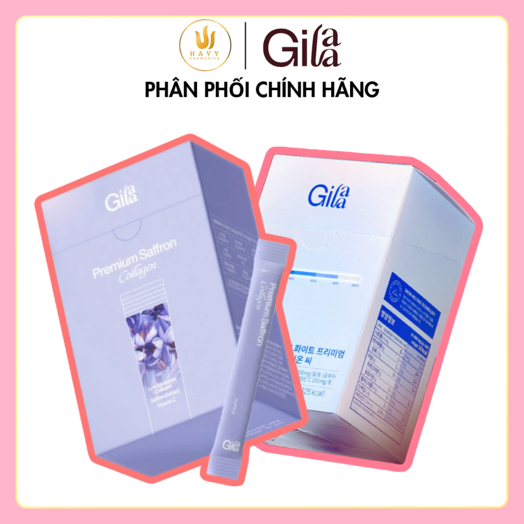 COMBO COLLAGEN GILLA + BỘT GLUTATHIONE GILAA TRẮNG DA TOÀN DIỆN (60 GÓI BỘT + 30 GÓI NGẬM)