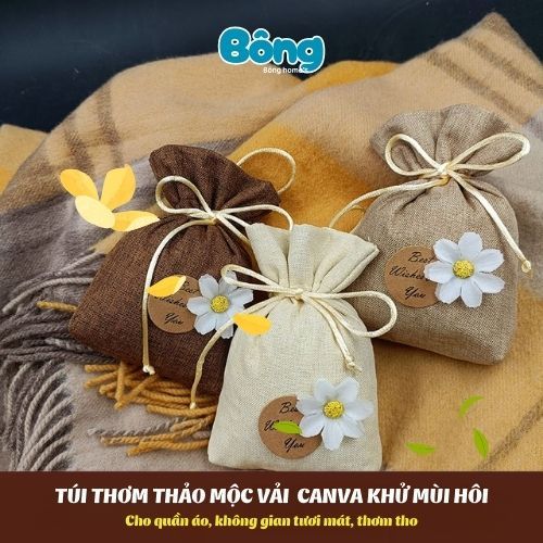 Túi Thơm Thảo Mộc Treo Tủ Quần Áo, Thơm Phòng Treo Xe Ô Tô Với Nhiều Mùi Hương