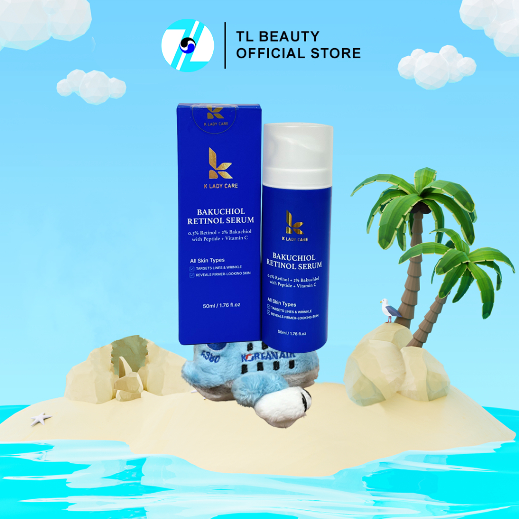 Serum chống lão hóa, trắng da, mờ nám K Lady Care - K Lady Care Bakuchiol (2%) Retinol (0.3%) Serum