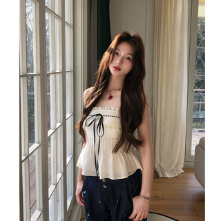 Áo sơ mi nữ kiểu cổ V kiểu thắt nơ bản nhỏ phong cách hàn quốc by.xoaistore