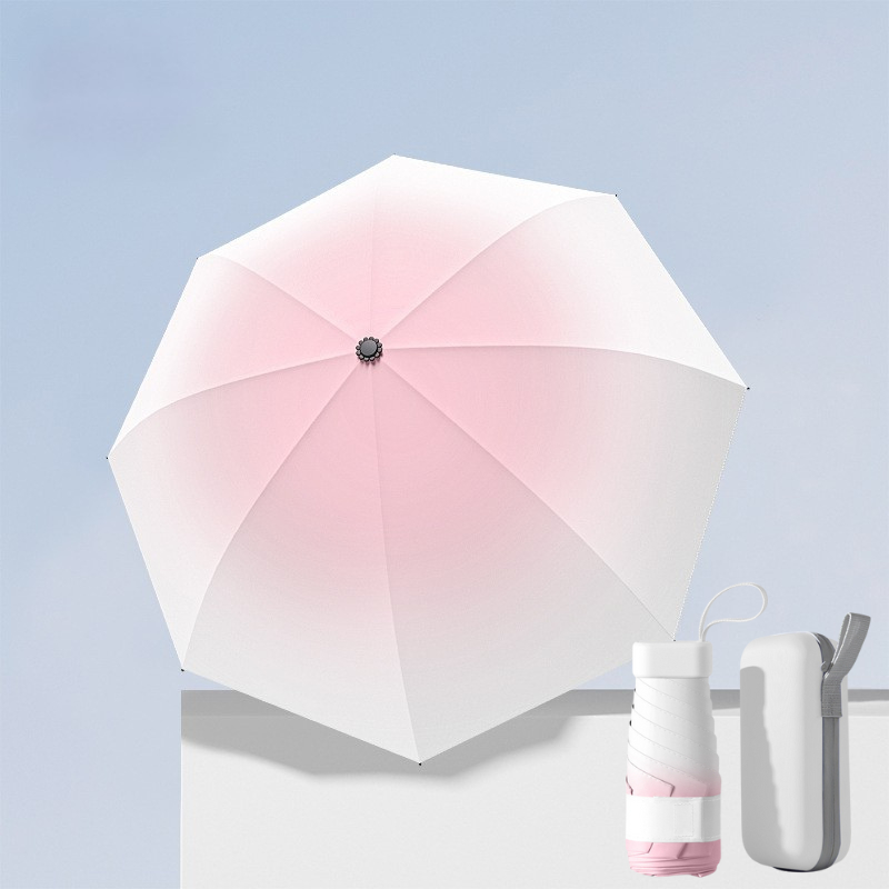 Ô Dù Gấp Gọn Mini Bỏ Túi, Ô Dù Che Mưa Đi Nắng UPF 50+ Chống Tia Cực Tím Hình Cute