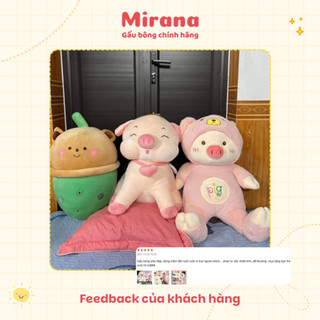 Gấu bông heo cosplay đội mũ siêu dễ thương, mềm mịn cao cấp, quà tặng đáng yêu – Gấu bông Mirana