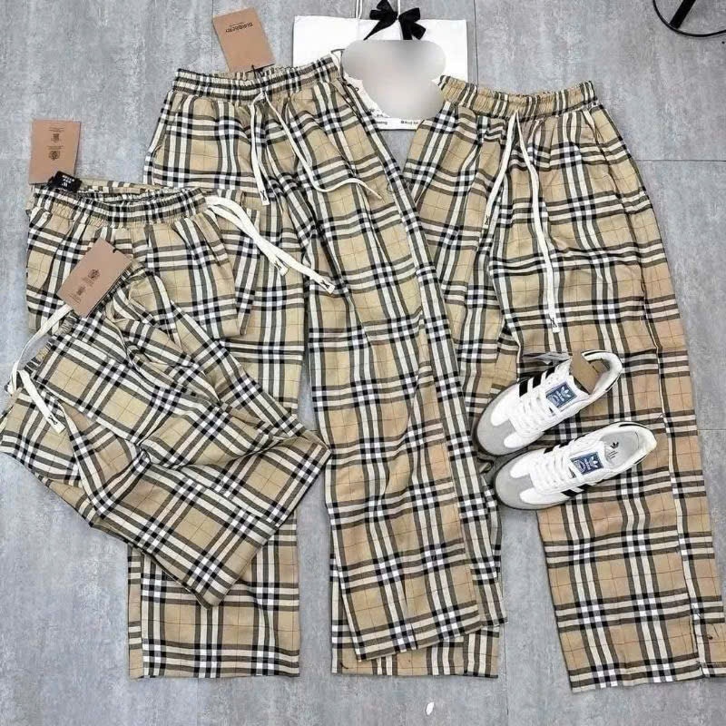 Sét  áo nữ dài chất giấy mix quần suông kẻ phong cách Hàn Quốc M2891 | BigBuy360 - bigbuy360.vn