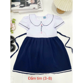 Váy đầm liền học sinh cấp 1 tiểu học
