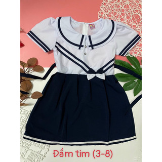 Váy đầm liền học sinh cấp 1 tiểu học