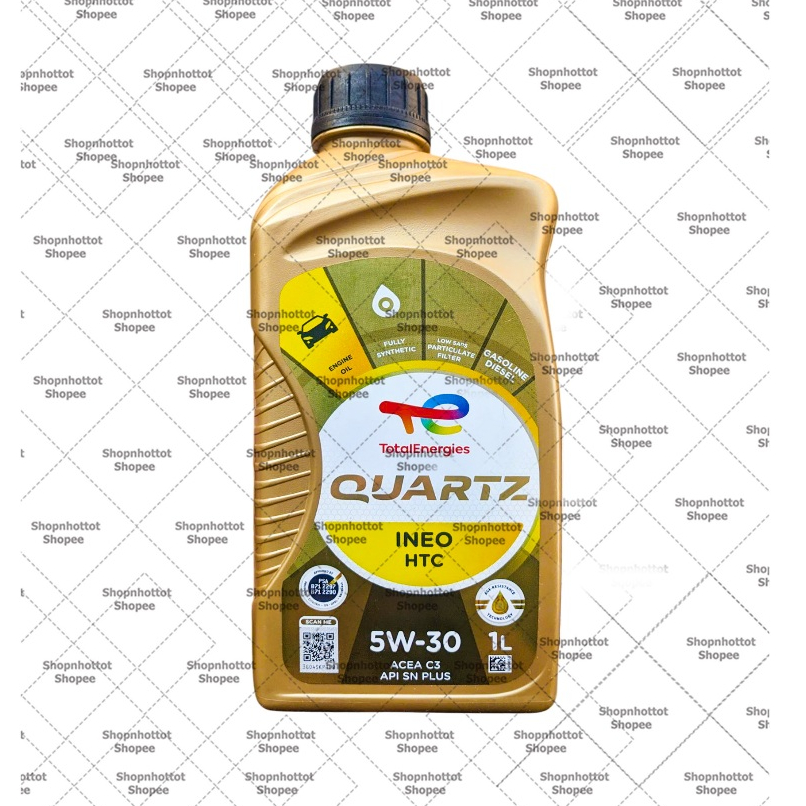 Dầu nhớt tổng hợp toàn phần Total Quartz INEO 5w30 1.000ml ( 1L ) - Nội địa Pháp - Shopnhottot
