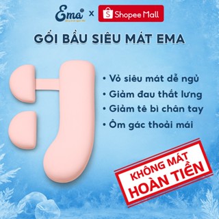 Gối ôm bà bầu siêu mát EMA thiết kế 2 trong 1 giúp mẹ bầu dễ ngủ, ngủ ngon - Không mát hoàn tiền