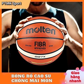 Bóng Rổ Molten Số 7 Da PU Tiêu Chuẩn Thi Đấu Thích Hợp Sân Out Door