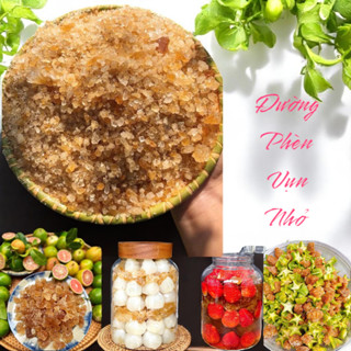 1KG Đường Phèn Vụn Nhỏ , Đường Phèn Kết Tinh Tự Nhiên Từ Mật Mía Nguyên Chất 100%