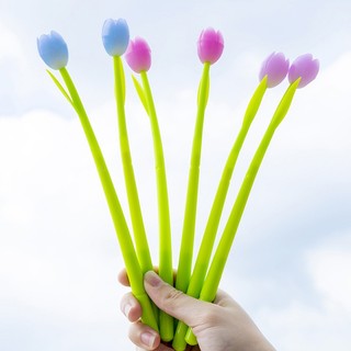 Bút gel hoa tulip đổi màu khi gặp ánh sáng