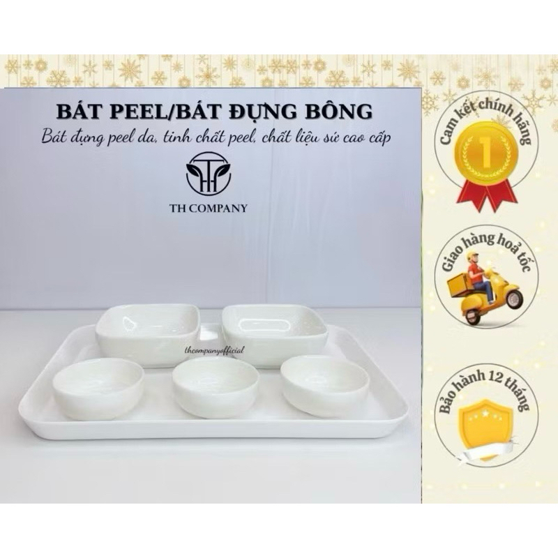 Khay spa, Khay tiêm filler, Chổi peel da, Bát Peel da, Bát trộn mặt nạ, khay peel da phong cách Hàn 