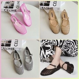  Giày Búp Bê Nữ Quai Ngang Nhựa Mềm Mẫu Mới 2025 Giầy rọ nữ mùa hè –Siêu Êm Thoáng Chân Phong Cách Hàn Quốc Cực Đẹp 