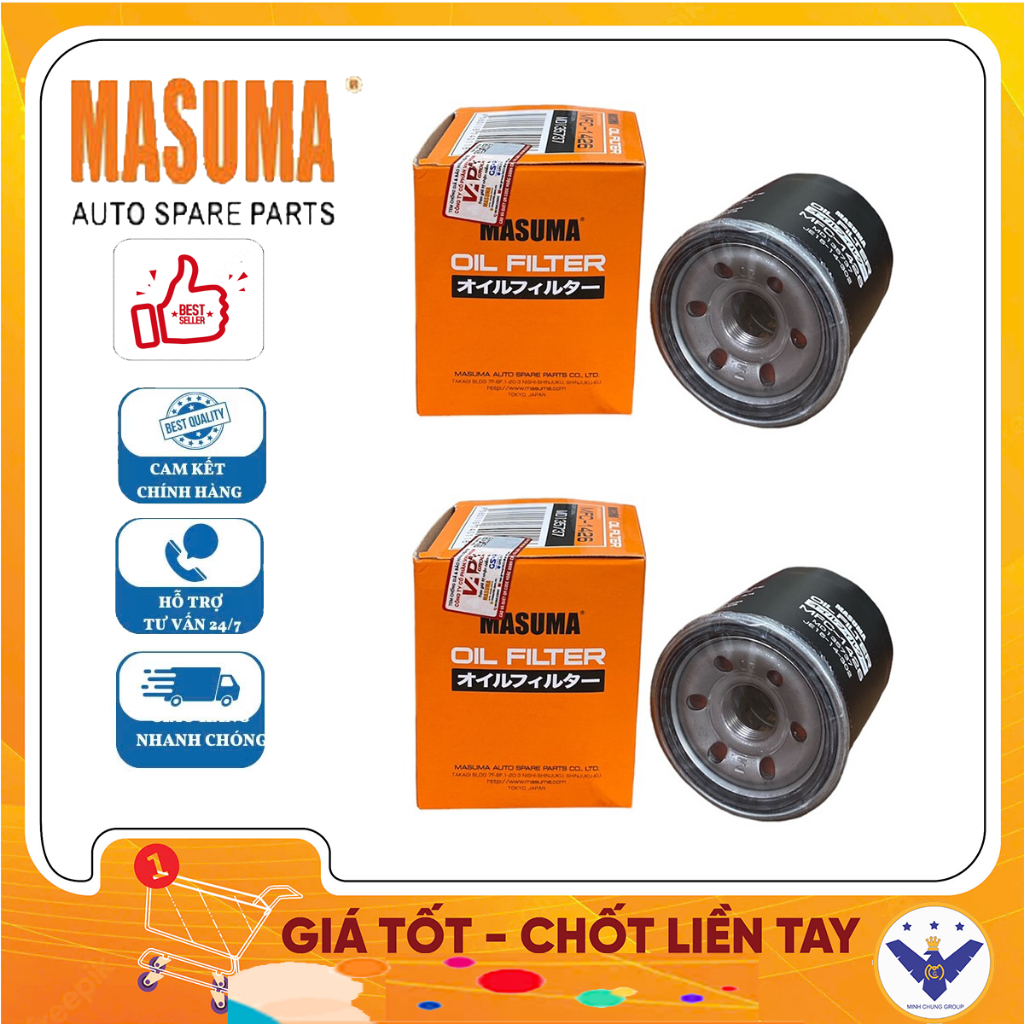 CB2 Lọc nhớt động cơ MASUMA MFC-1426 cho xe Mitsubishi Attrage, Mirage, Xpander