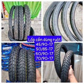 Lốp và săm 45, 50, 60, 70, 80 gắn các dòng xe số. lốp sirius wave đrem satria sonic raider exciter winner mâm bản nhỏ