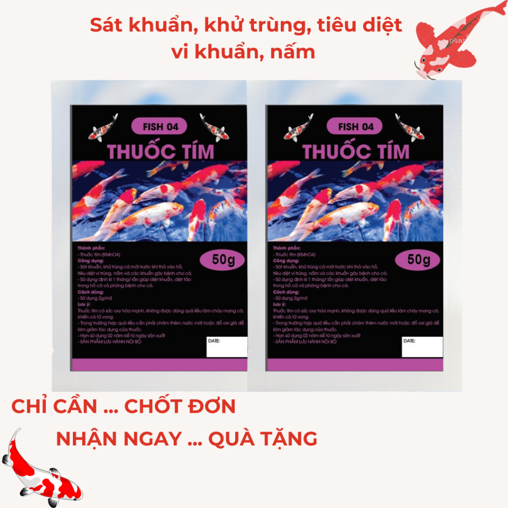 Thuốc tím sát trùng diệt khuẩn cho cá fish 4