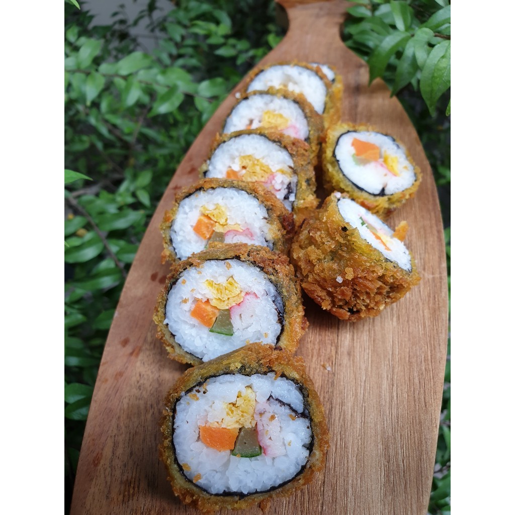 [THỬ LÀ MÊ] KIMBAP CHIÊN CUỘN TO ĂN VẶT HÀN QUỐC 1KG