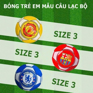 BÓNG ĐÁ SỐ 2 - TRÁI BANH SIZE 2 - SIZE 3 DÀNH CHO CÁC BÉ ( TẶNG KÈM KIM )