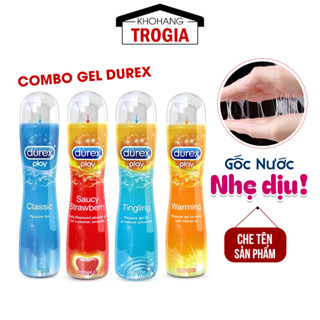 Gel Bôi Trơn Durex Play Tingling (100ml) Vị Bạc Hà Mát Lạnh, Tăng Khoái Cảm Khi Yêu! Gel Bôi Trơn Gốc Nước