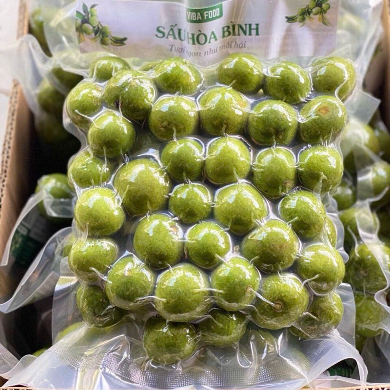 sấu tươi xanh, sấu xanh cấp đông 1kg❤️GIÁ SỈ❤️Hoả tốc Hà Nội giòn ngon dày thịt