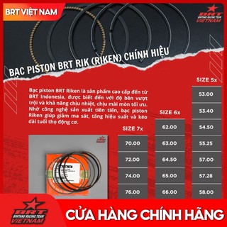 Bạc Rik Piston BRT 57mm / 57.28mm/ 62mm /63mm