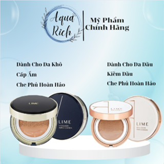 Phấn Nước Lime Cushion Hàn Quốc chính hãng - Da Dầu - Da Khô