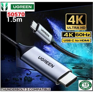 Cáp chuyển usb c to hdmi ugreen 50570 mm142 unitek v1439abk01