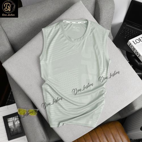 Áo thun ba lỗ Ép vân Sports , áo thun ba lỗ nam thể thao chất thun lạnh co giản tốt , có size 40-100kg Dvin_fashion