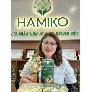  Dầu Gội Phủ Bạc HAMIKO 500ml – Thảo Dược Tự Nhiên Nhuộm Tóc Đen Nâu Có Lược Chải Tiện Lợi 