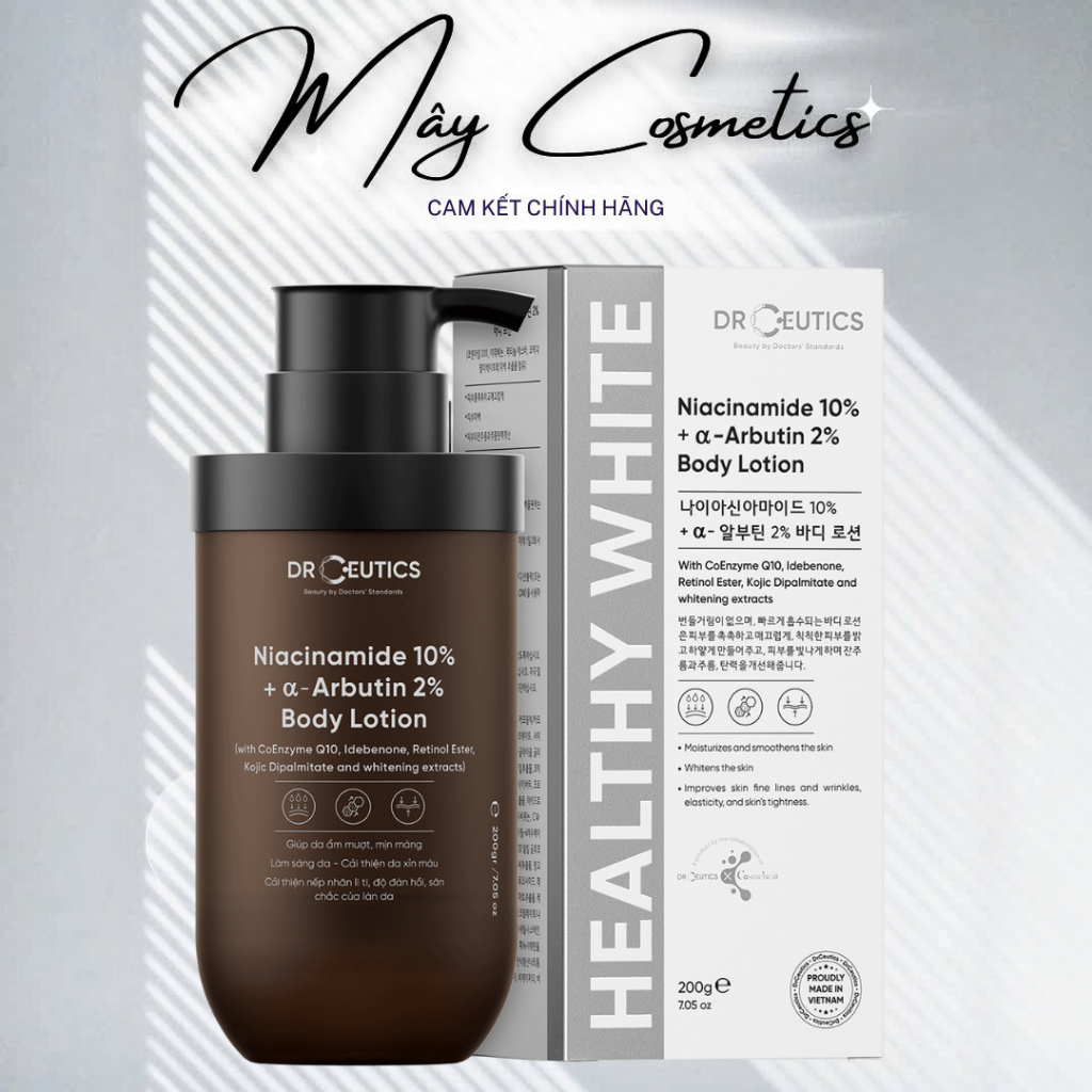 DRCEUTICS Sữa Dưỡng Thể Trắng Da DrCeutics Body Lotion Healthy White 200g