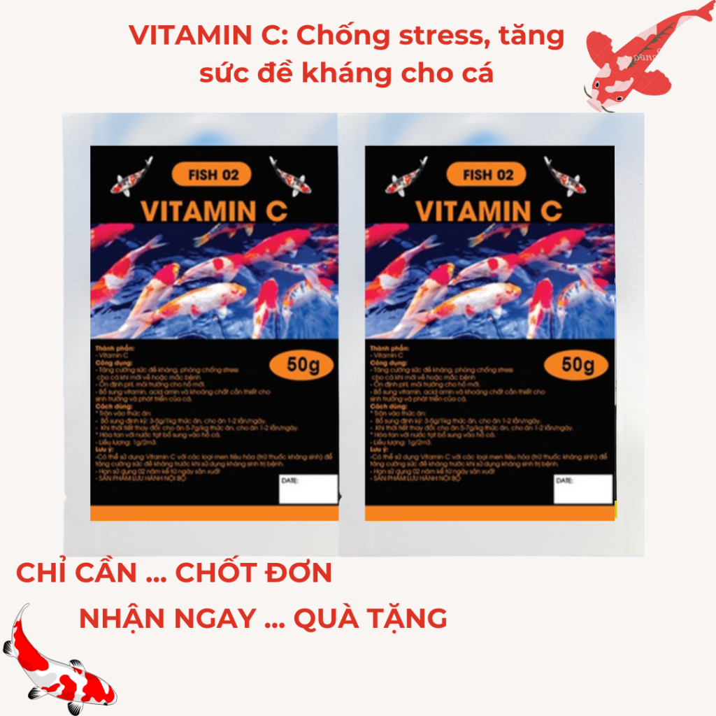 Vitamin cho cá koi cá cảnh Fish 2