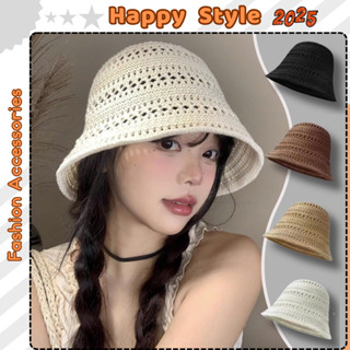 Mũ Bucket Vành Cụp Nón Tròn Đan Lưới Thời Trang Thoáng Khí Đi Du Lịch Đi Biển Cho Nữ N257