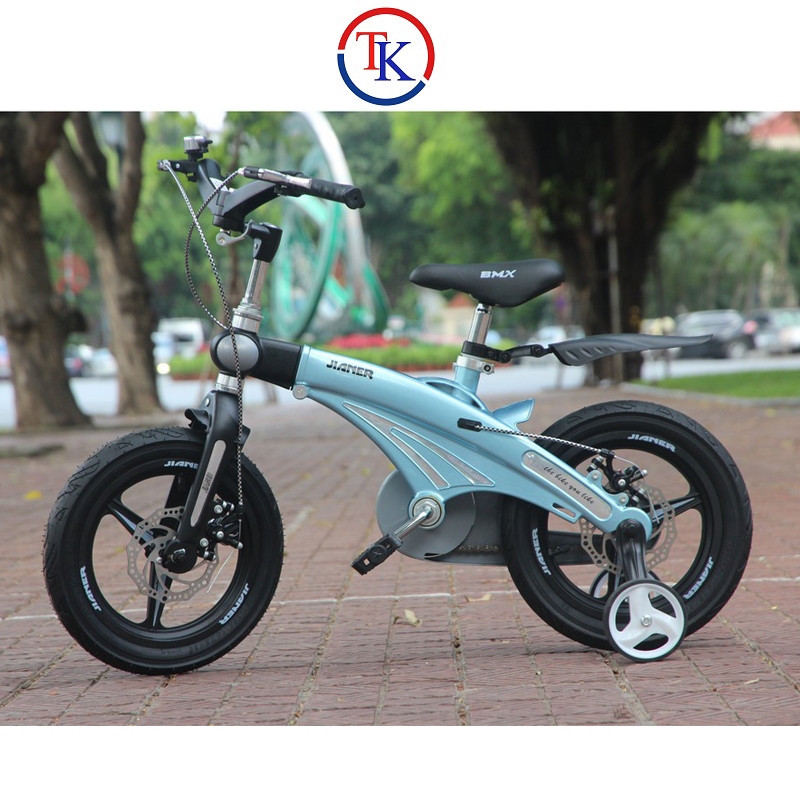 Xe Đạp Cho Bé Jianer S9 Vành Đúc Khung Rút Phanh Đĩa Cho Bé Từ 2 Đến 7 Tuổi Đủ Màu Sắc