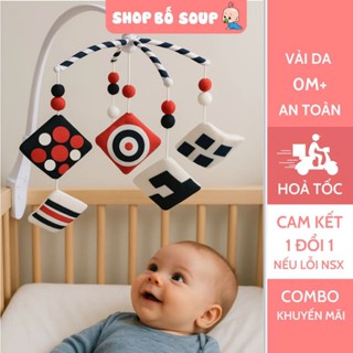  Bộ Treo Nôi Handmade Kích Thích Thị Giác Cho Bé Kèm Hộp Nhạc 35 Bài Hát 